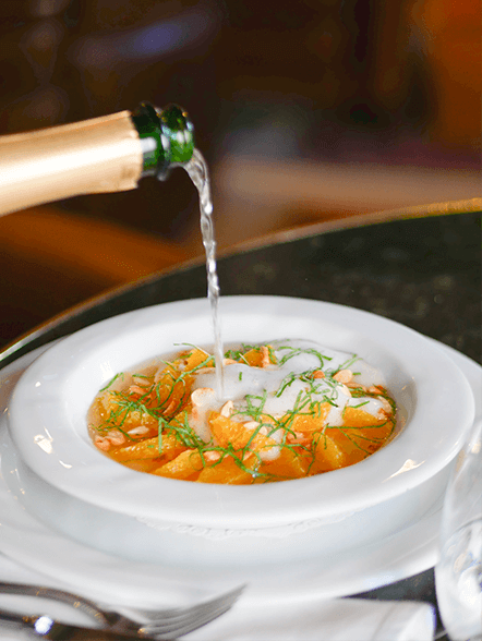 salade de clémentine dessert restaurant